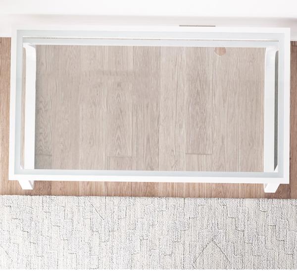 360Home Computer Schreibtisch aus gehärtetem Glas Büro Gestell